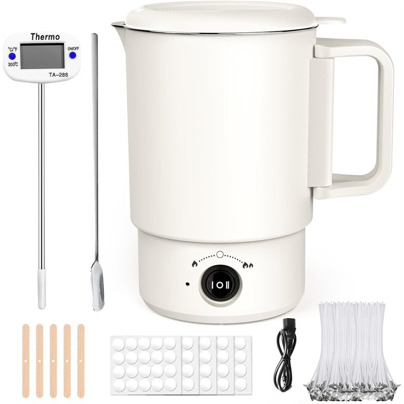 Candle Making At Home - Kit de olla eléctrica para derretir