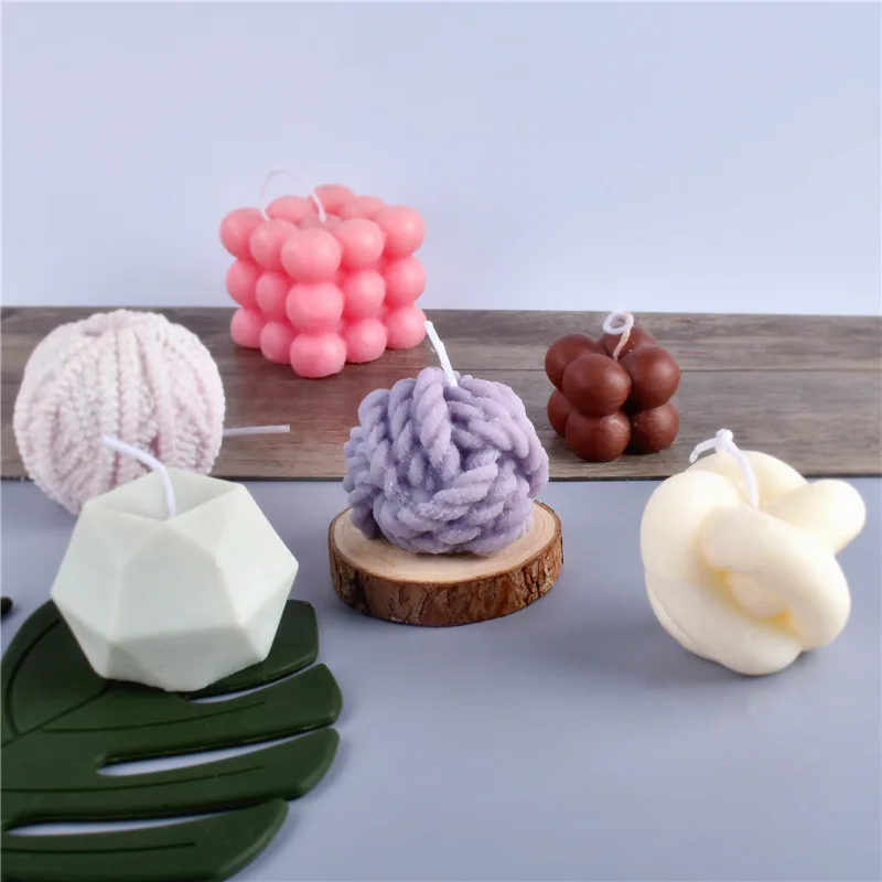 Candle Making Yarn - Molde de vela de silicona de