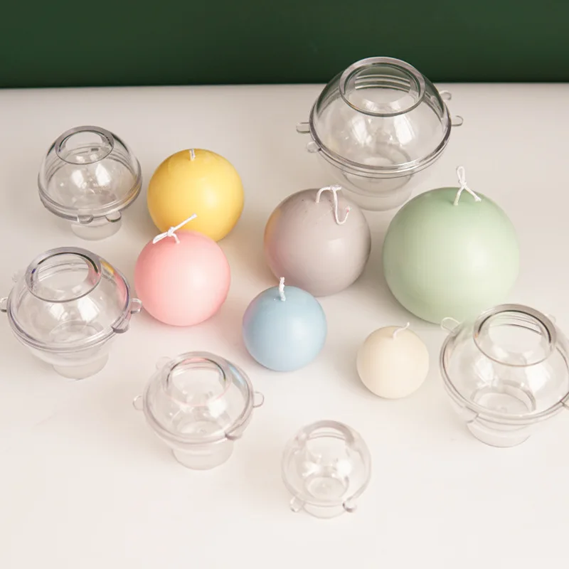Candle Making At Home - Molde de plástico para velas esféricas
