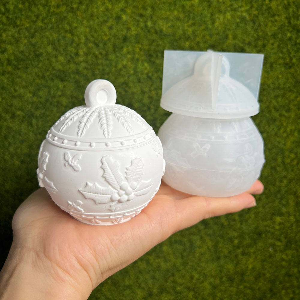 Tarro de vela de bola redonda  - Kraft Box Candle reseña y precio