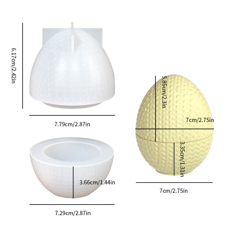 Molde de silicona ovalado con  - Candle Making Yarn reseña y precio