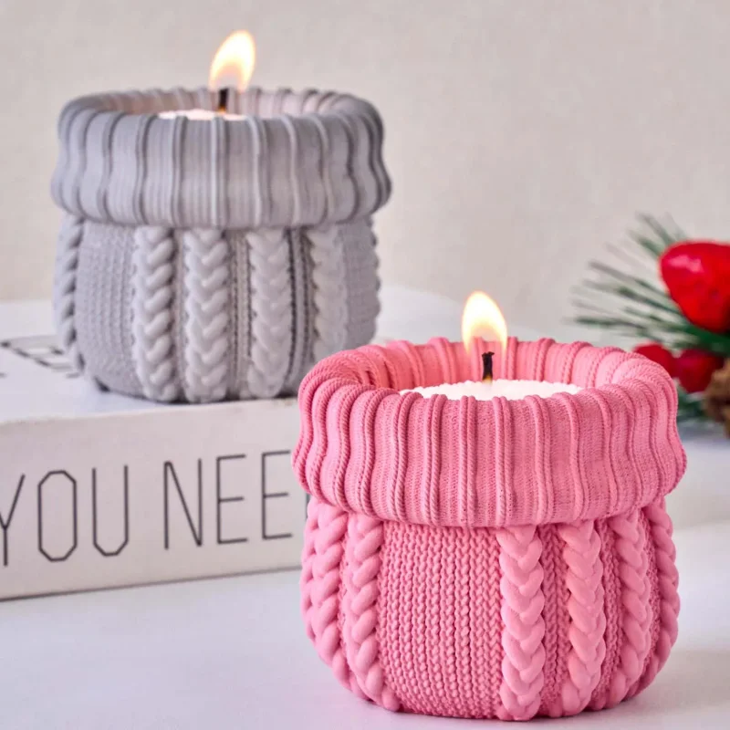Molde de silicona para tarro d - Candle Making Yarn reseña y precio