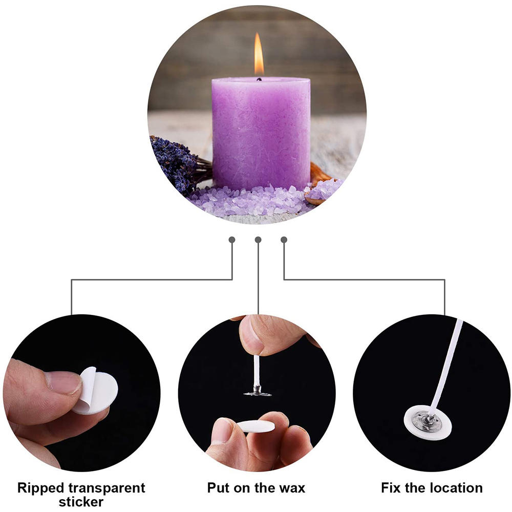 Pegatinas de mecha de vela bla - Candle Making At Home reseña y precio