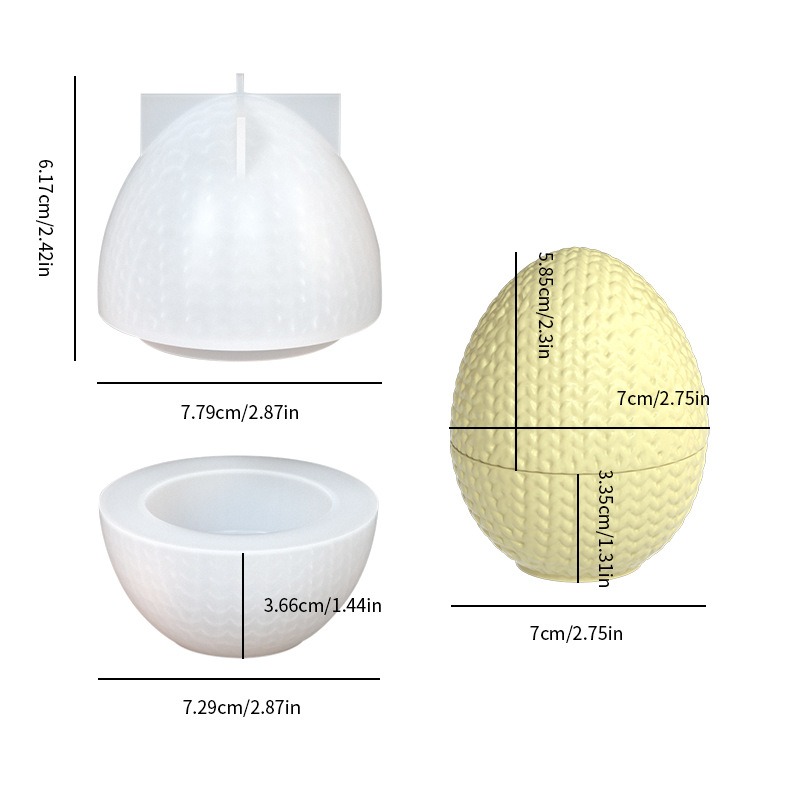 Molde de silicona ovalado con  - Candle Making Yarn reseña y precio