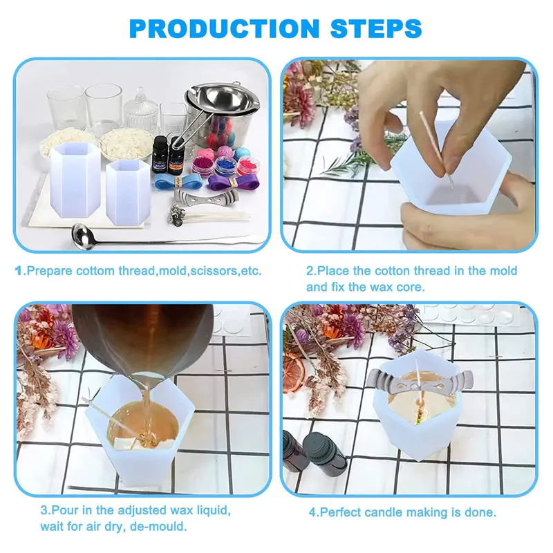 Moldes cilíndricos de silicona - Candle Making Experience reseña y precio