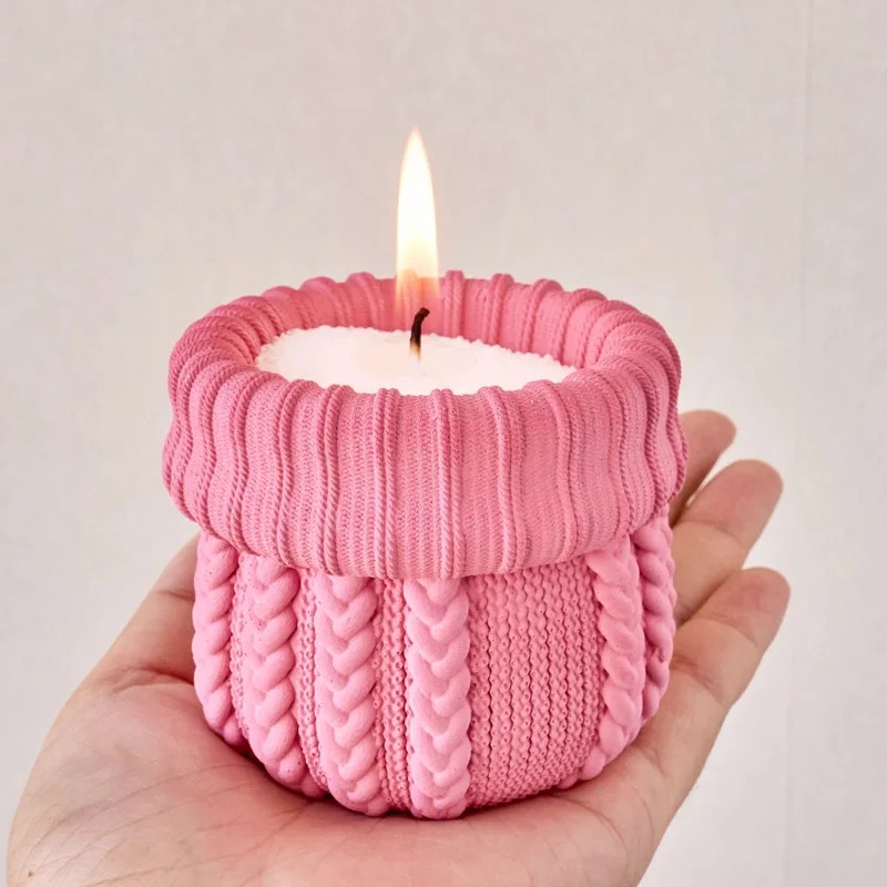 Molde de silicona para tarro d - Candle Making Yarn reseña y precio