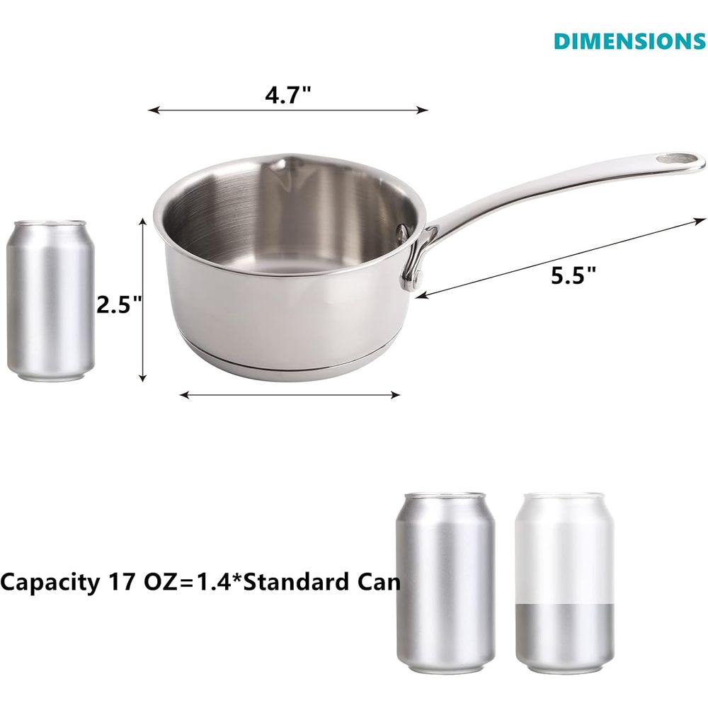 Olla para Calentar Mantequilla - Pour Pot Aluminum reseña y precio