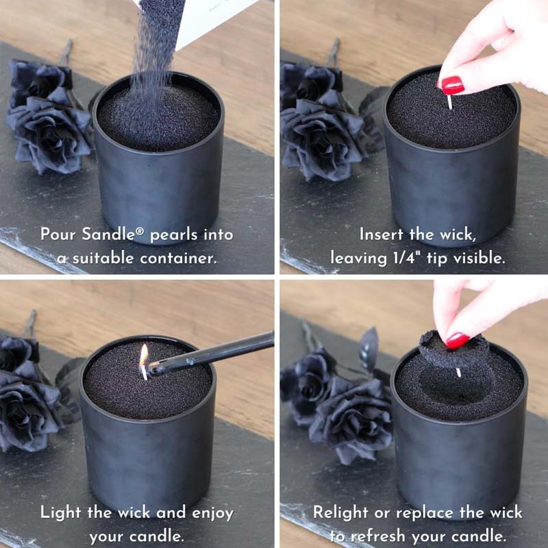 Arena Negra para Velas con Mec - Candle Making Experience reseña y precio