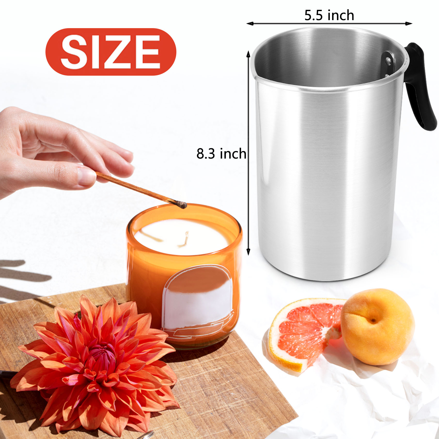 Olla para Verter Cera para Hac - Pour Pot Aluminum reseña y precio