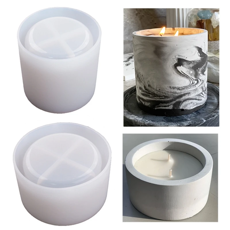 Moldes redondos de cemento y h - Kraft Box Candle reseña y precio